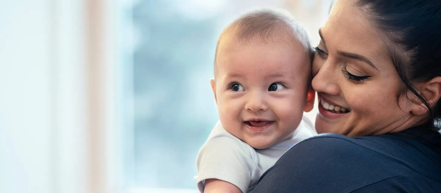 Mother and baby bonding